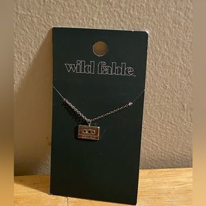Mini cassette charm fashion necklace. Brand new